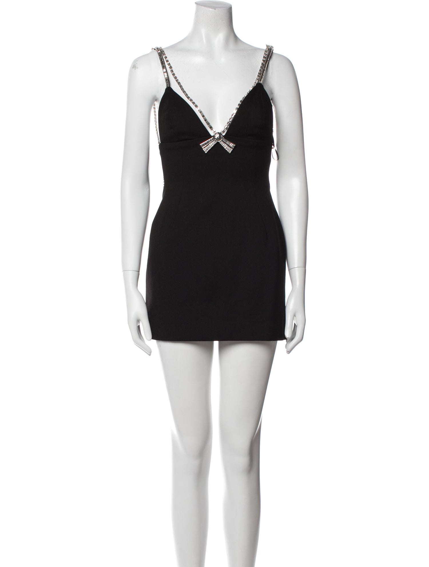 Area V-Neck Mini Dress