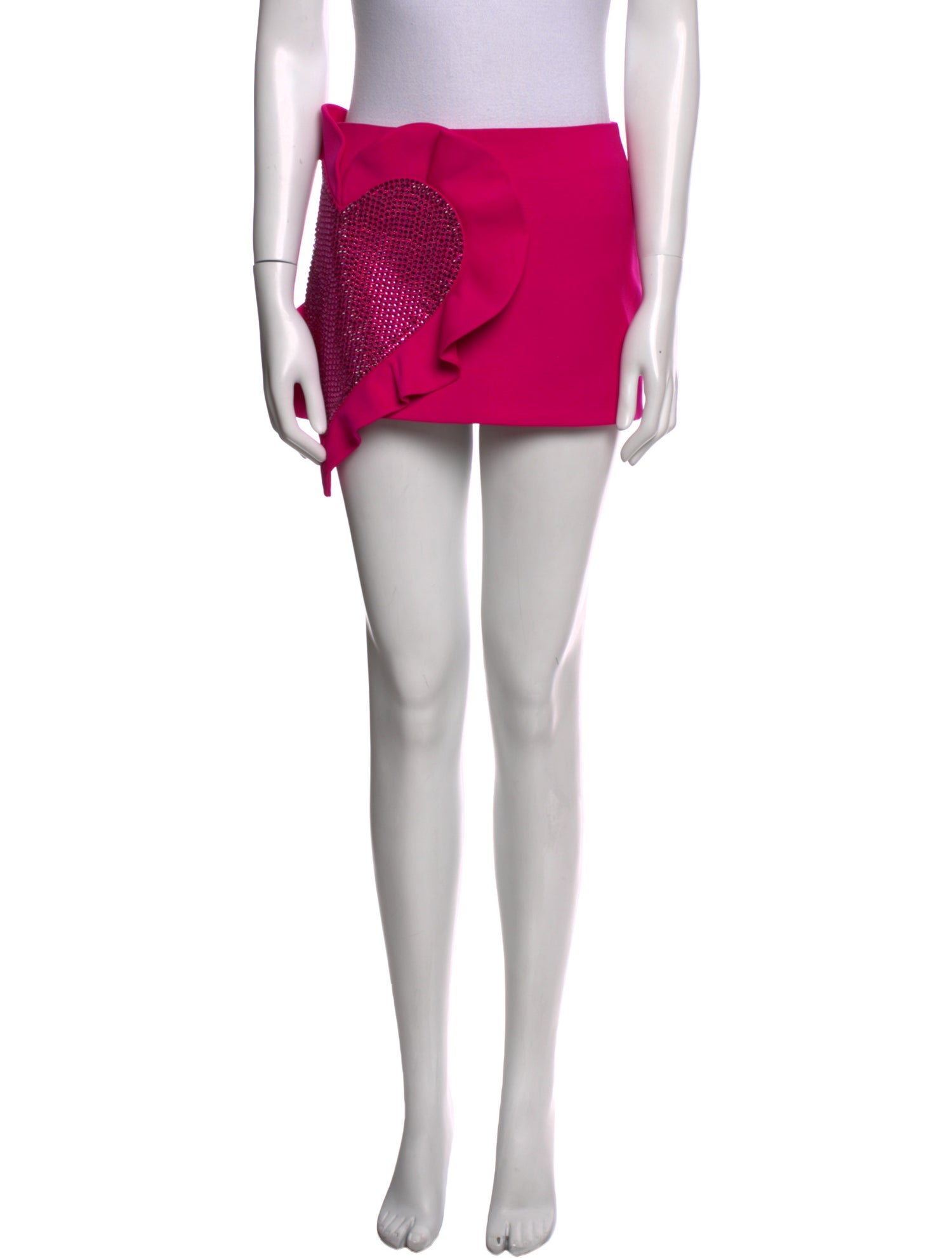 Area Wool Mini Skirt