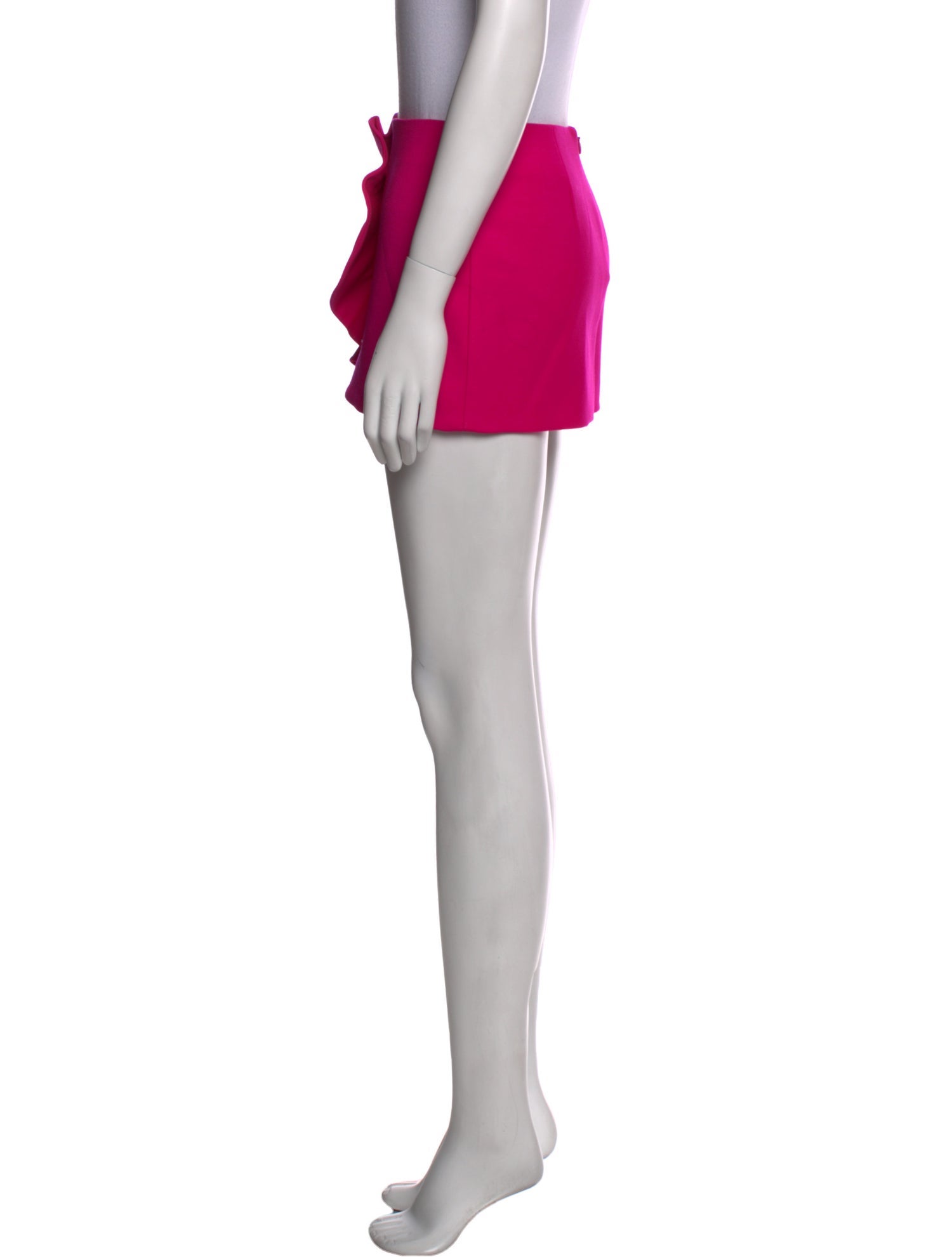 Area Wool Mini Skirt