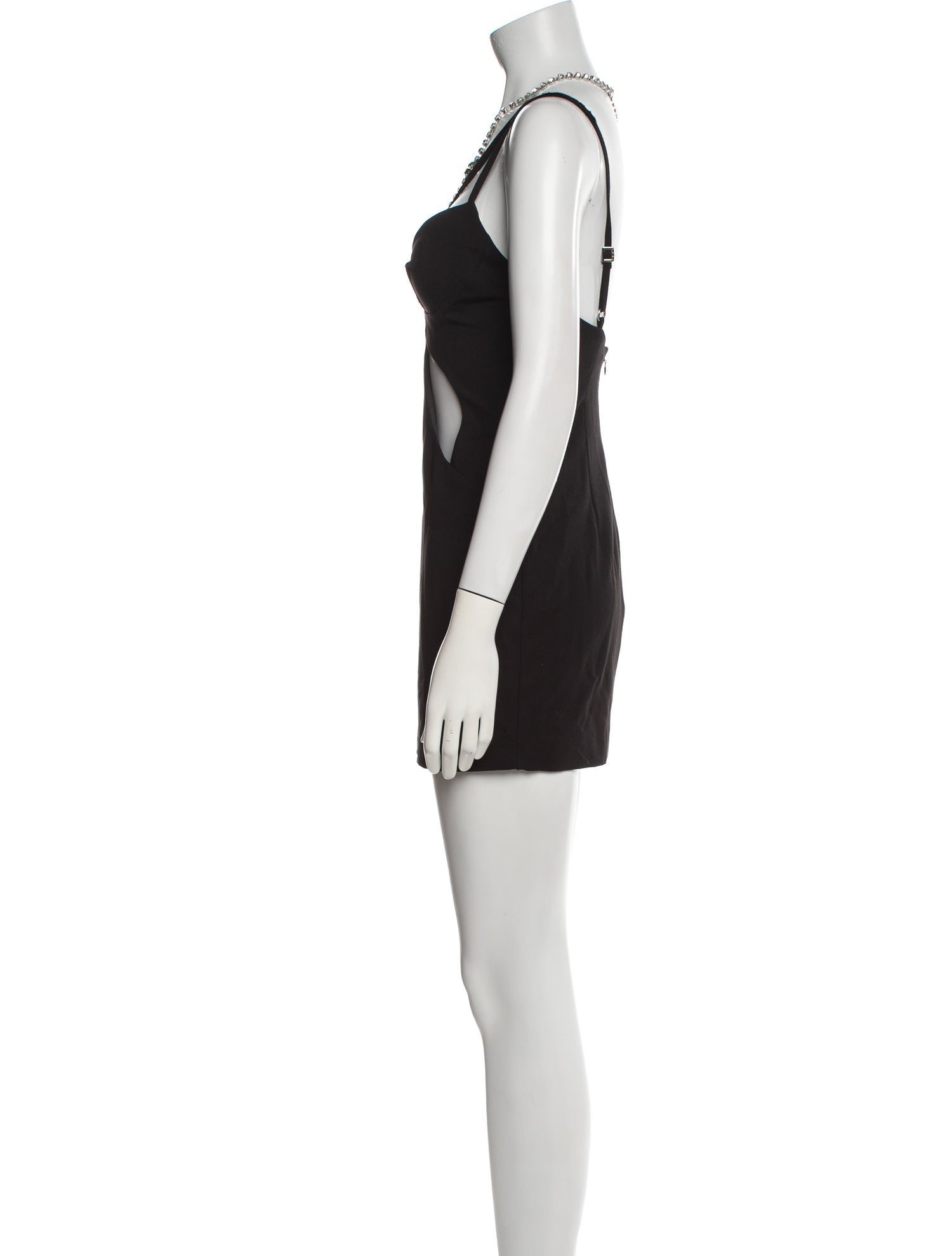 Area V-Neck Mini Dress