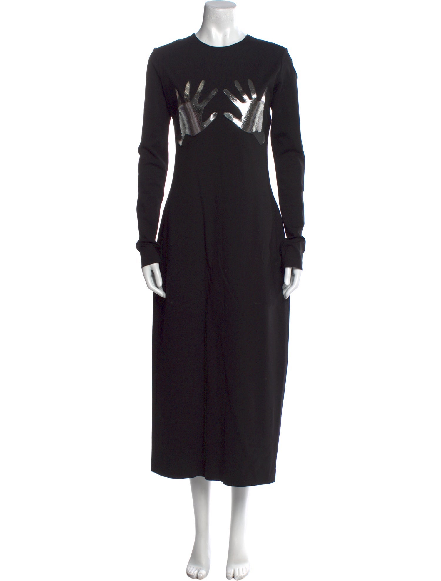 Area Crew Neck Long Dress