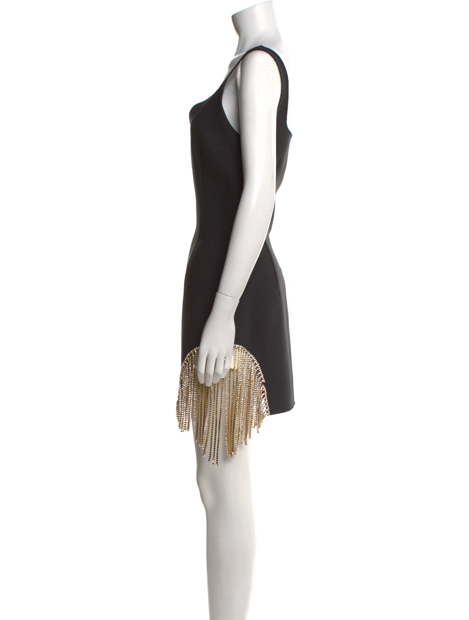 Area V-Neck Mini Dress