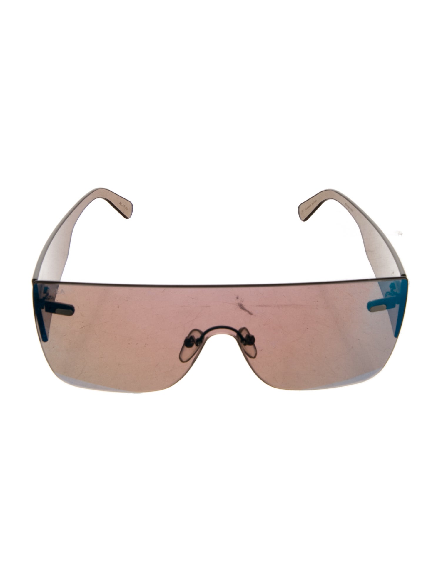 Area Shield Mirrored Sunglasses