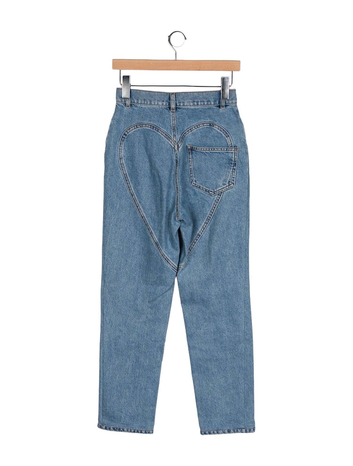 Area High-Rise Straight Leg Jeans