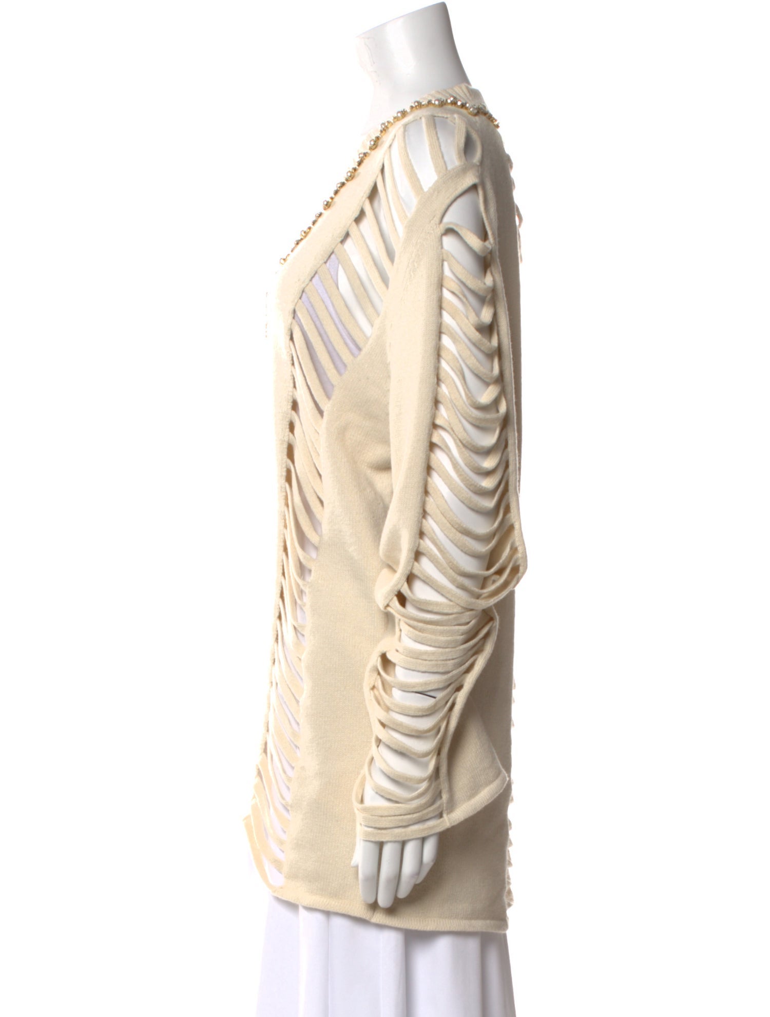 Area Cashmere Striped Tunic