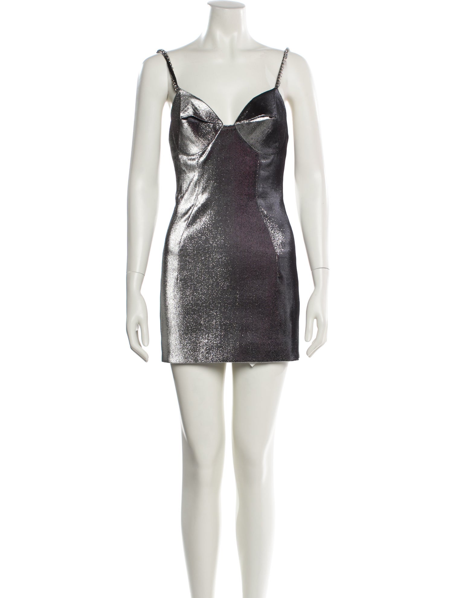 Area V-Neck Mini Dress