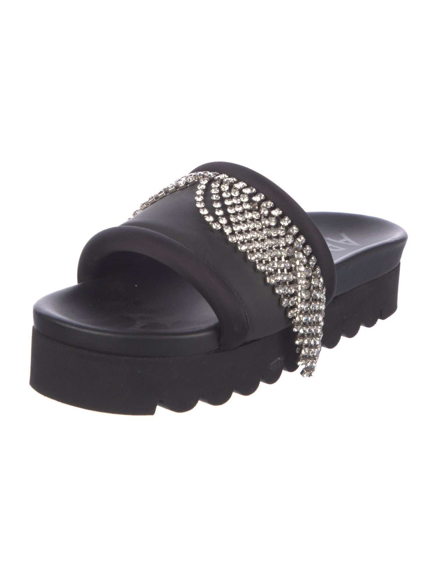 Area Neoprene Crystal Embellishments Slides