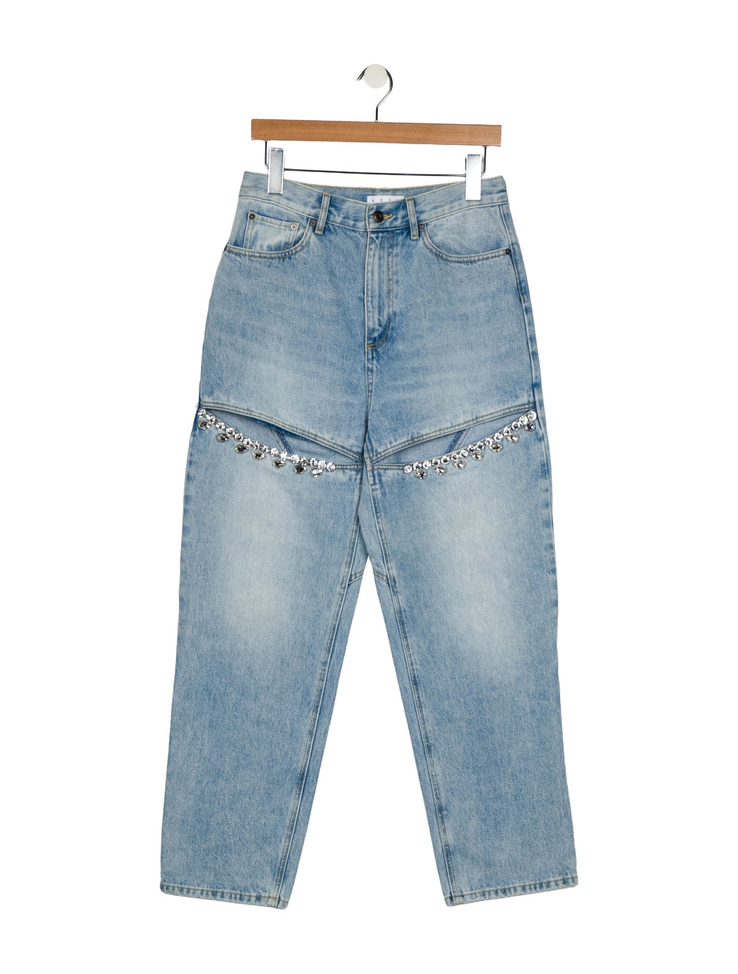 Area High-Rise Straight Leg Jeans