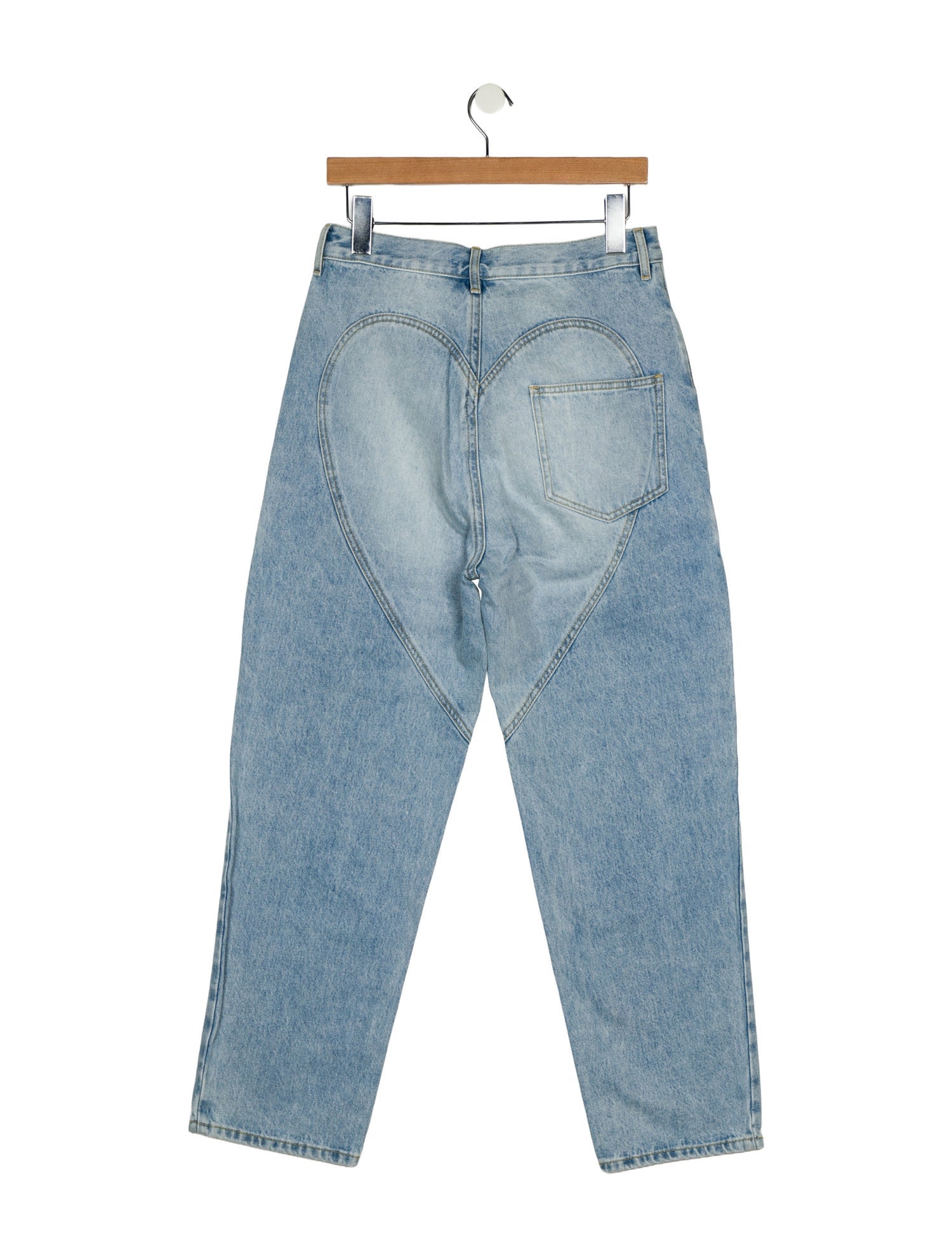 Area High-Rise Straight Leg Jeans