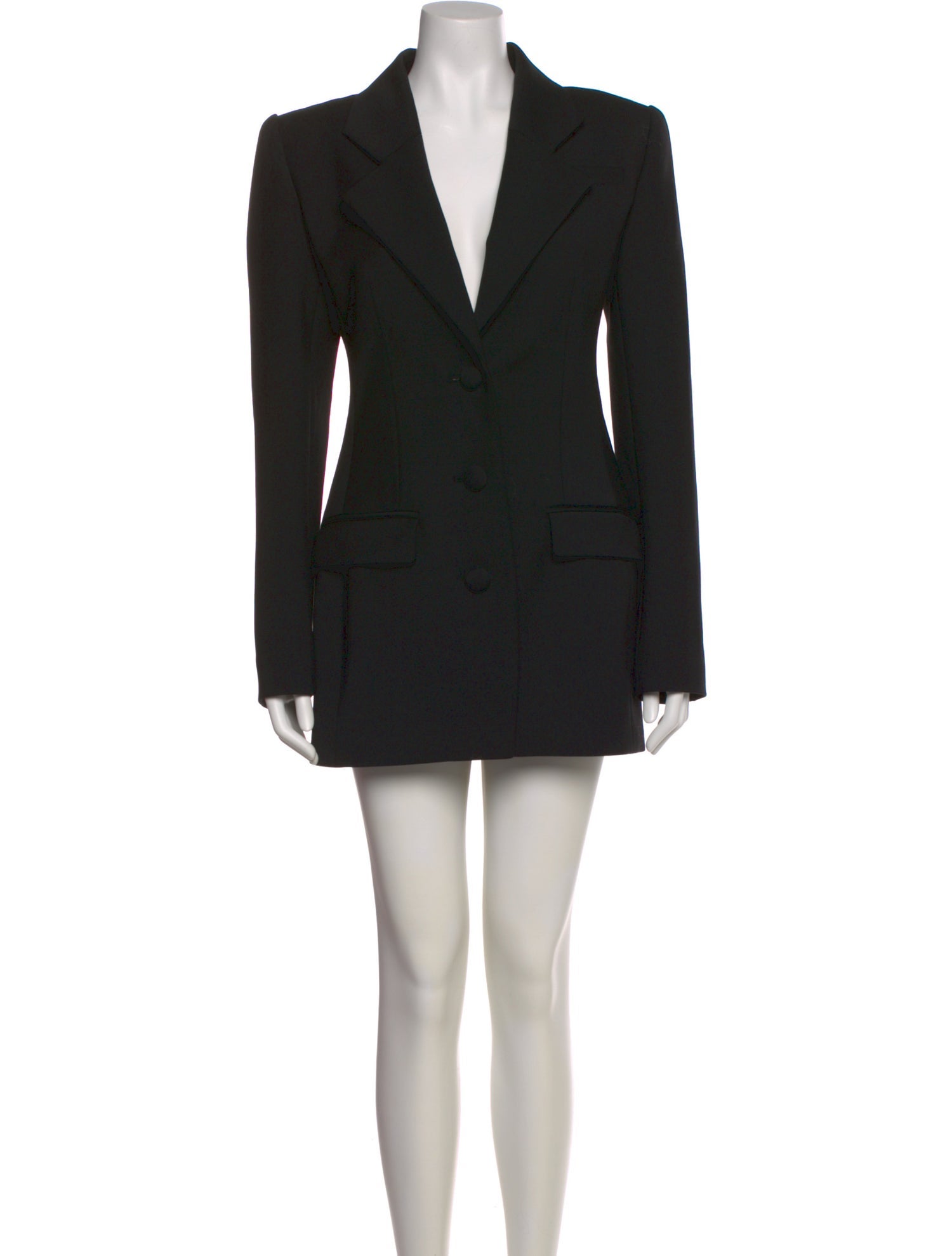 Area Wool Mini Dress