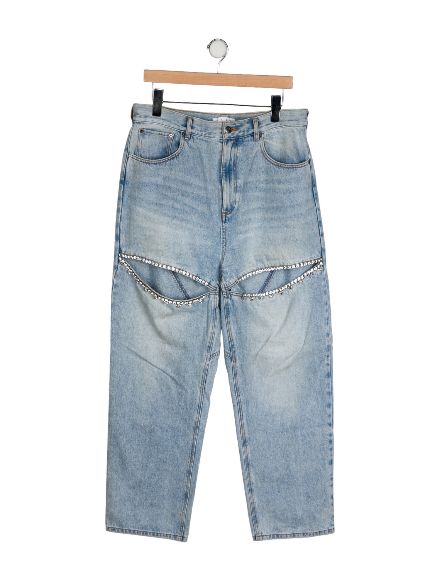 Area High-Rise Straight Leg Jeans