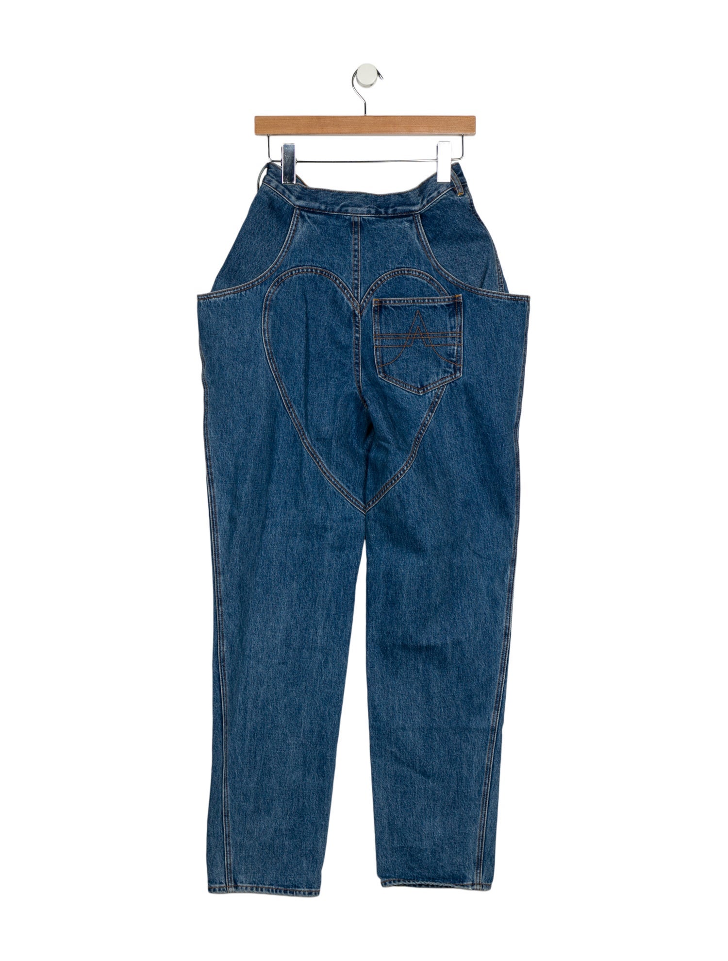Area High-Rise Straight Leg Jeans
