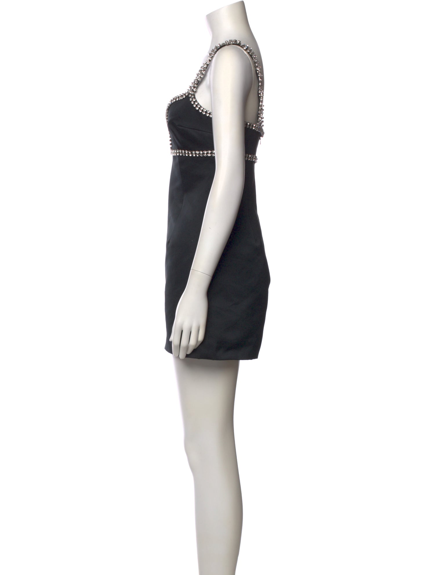 Area V-Neck Mini Dress