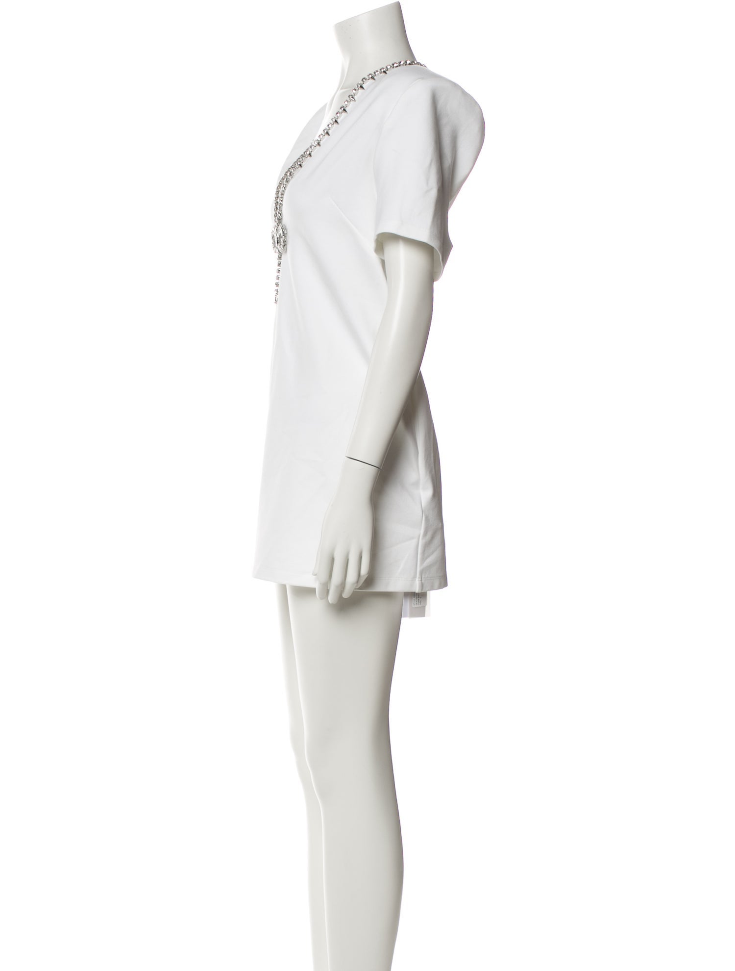 Area V-Neck Mini Dress