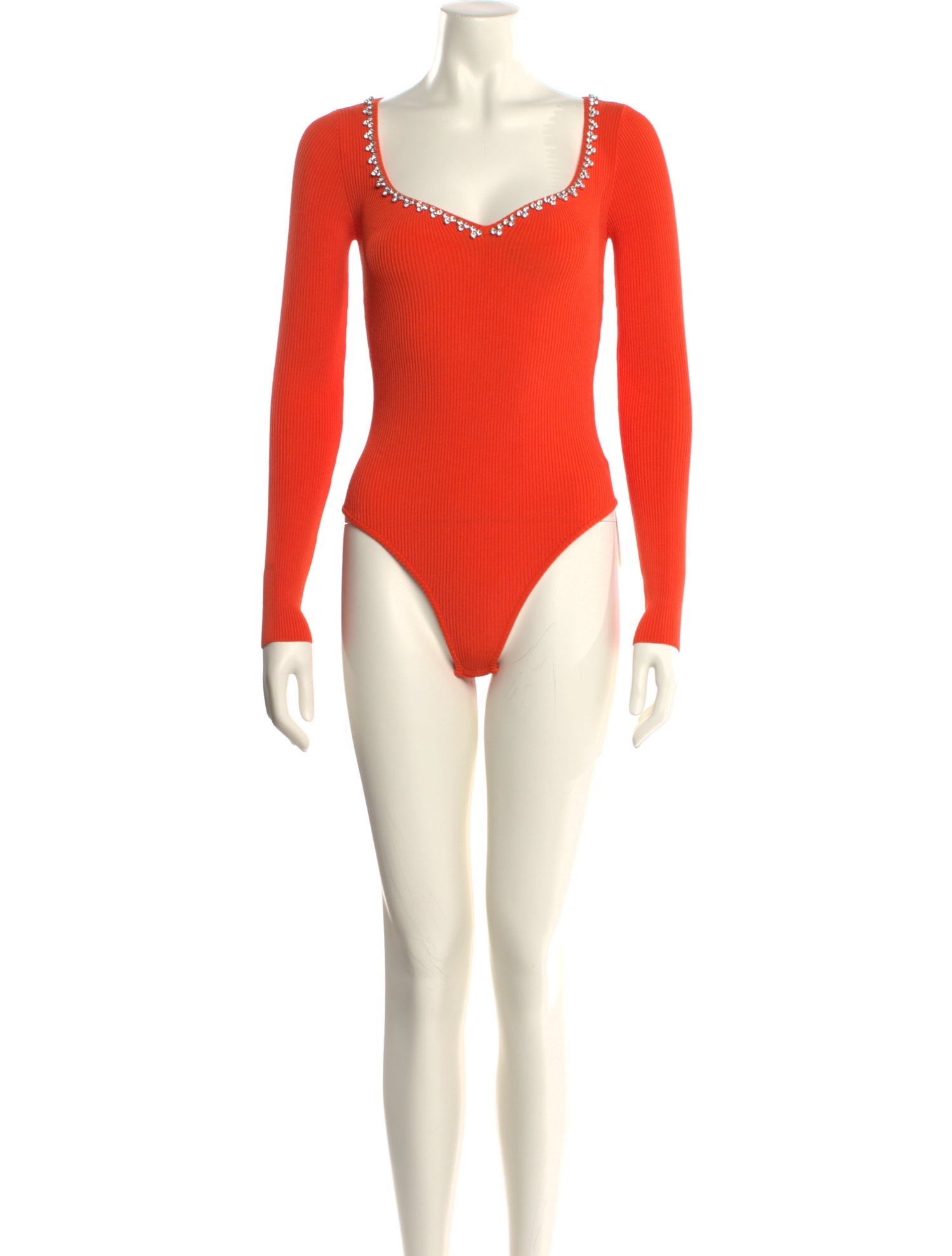 Area Scoop Neck Long Sleeve Bodysuit