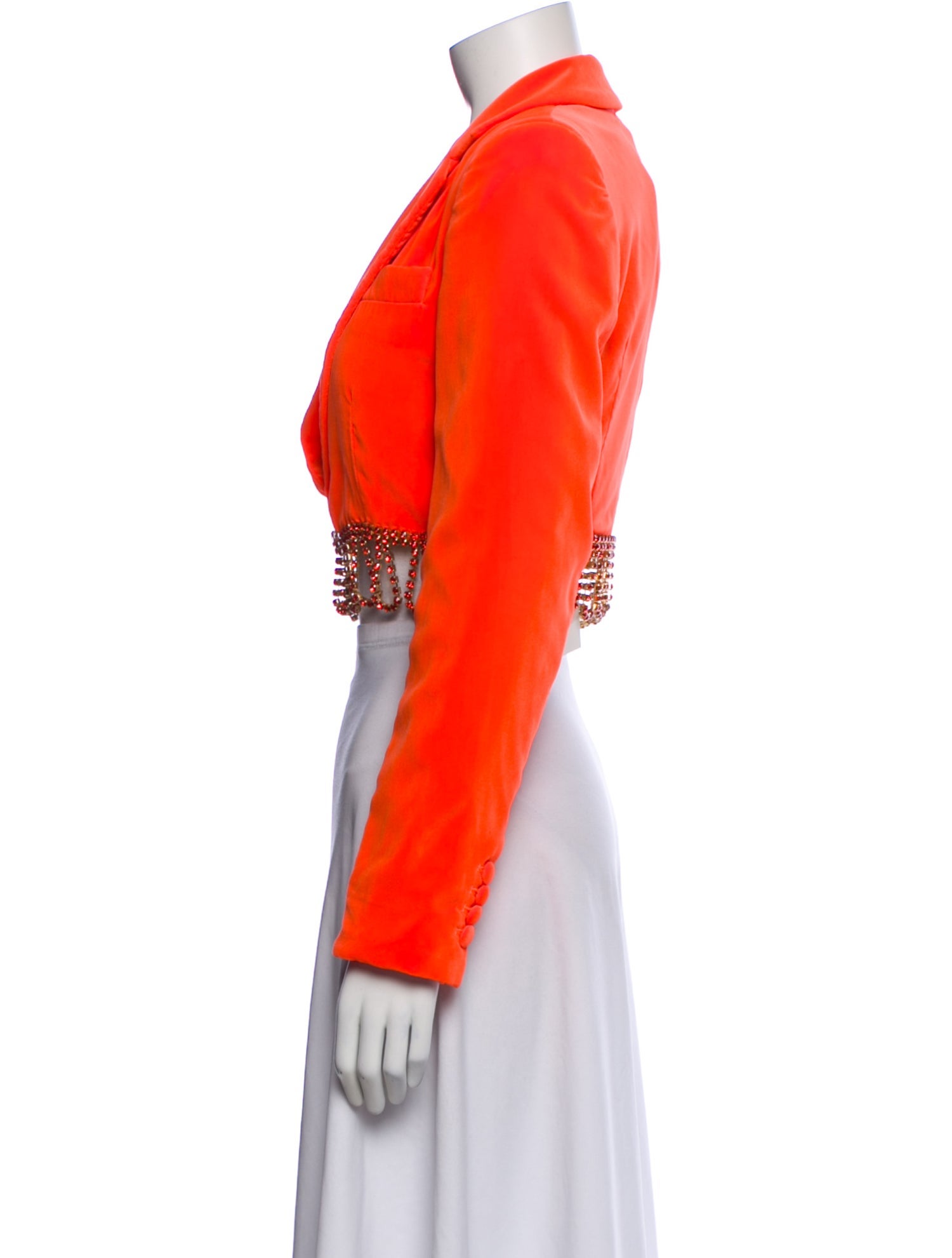 Area Printed Evening Jacket w/ Tags