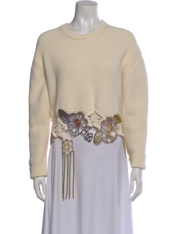 Pre-owned Area Crew Neck Sweater In Neutral
