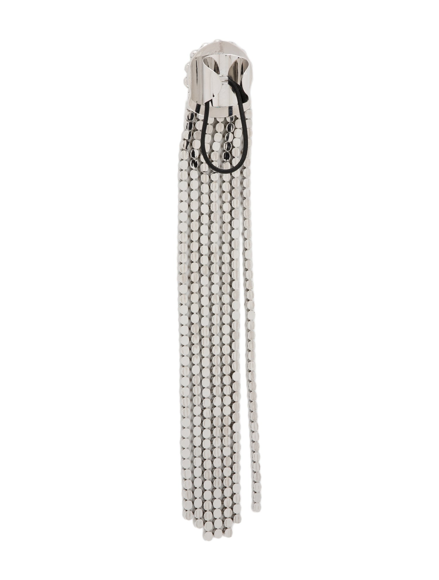 Area Metal Crystal Embellished Hair Tie