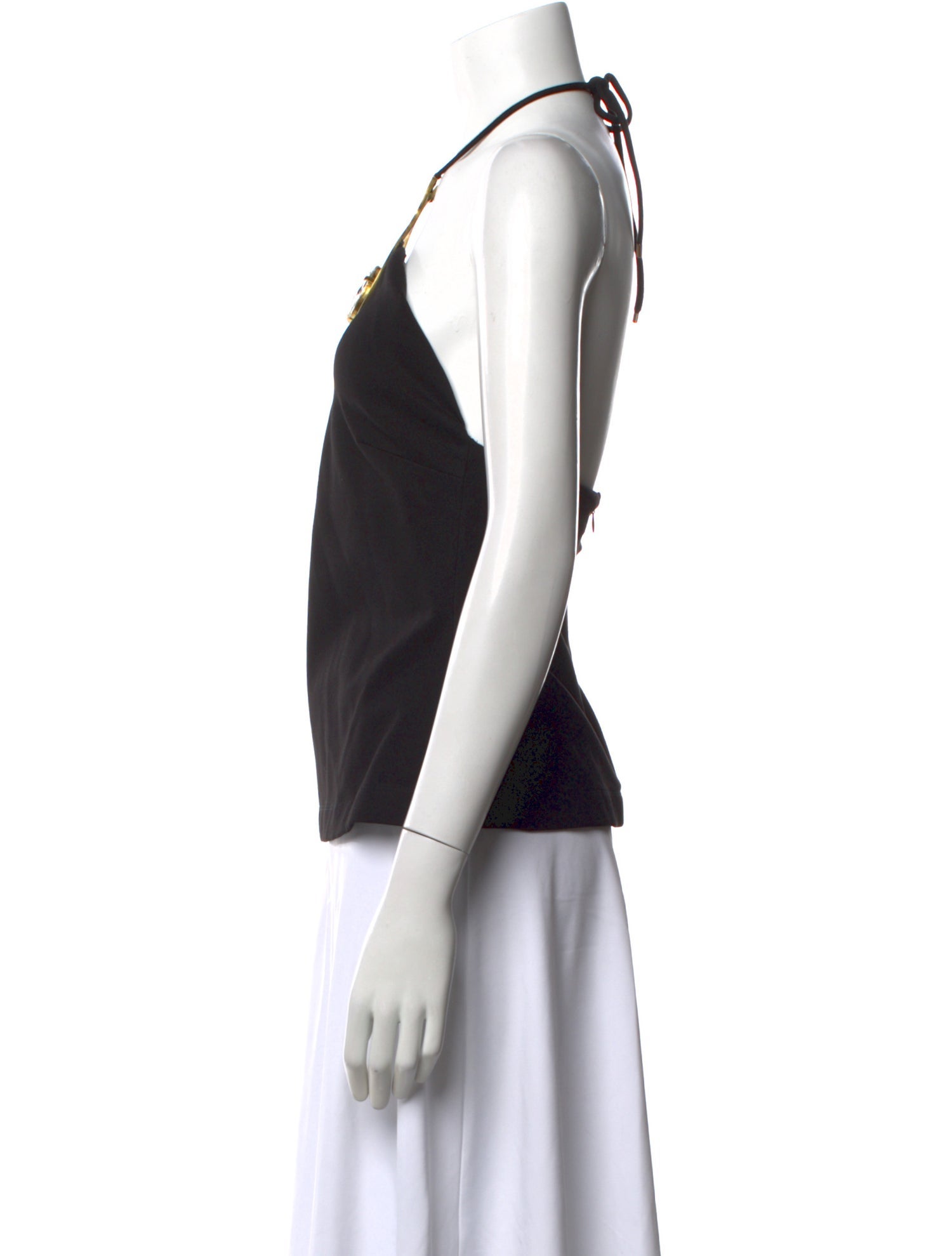 Area Halterneck Sleeveless Top