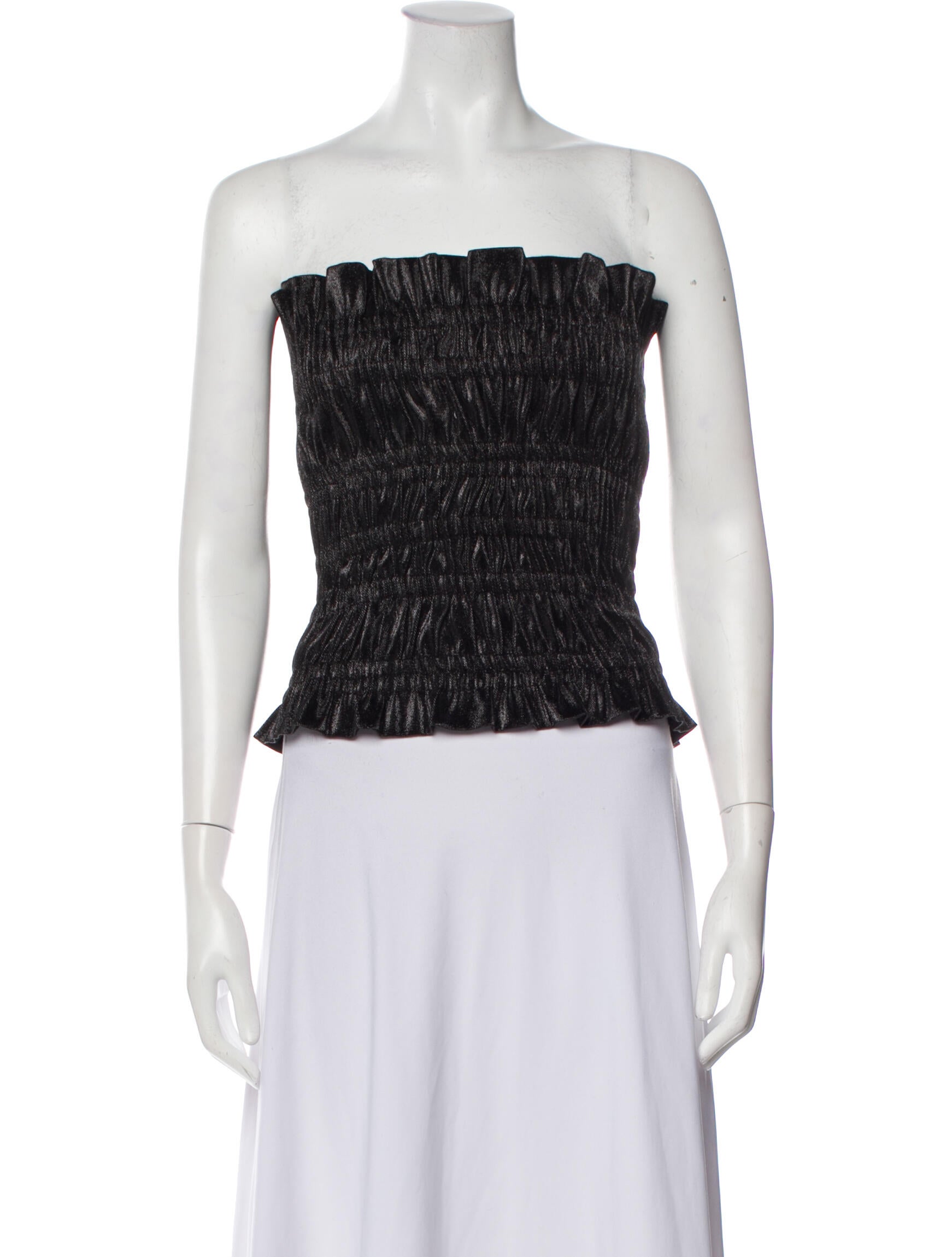 Area NYC Strapless Crop Top