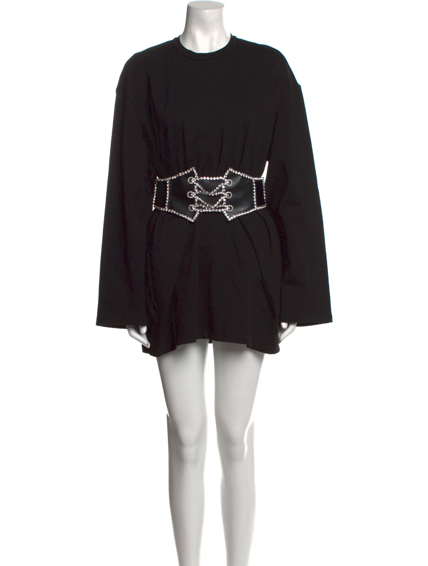 Area NYC Crew Neck Long Dress