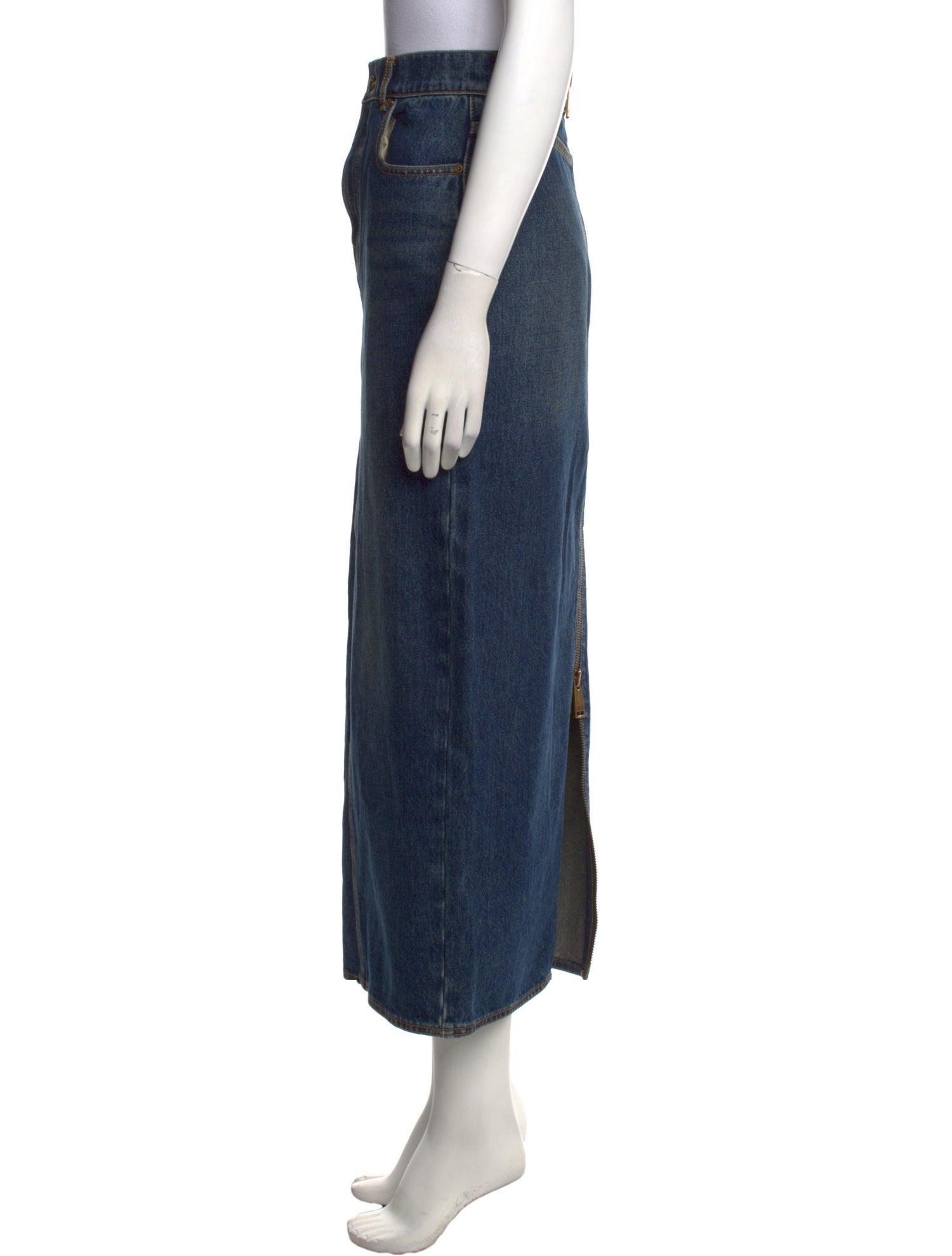 Area NYC Crystal Embellishments Midi Length Skirt w/ Tags