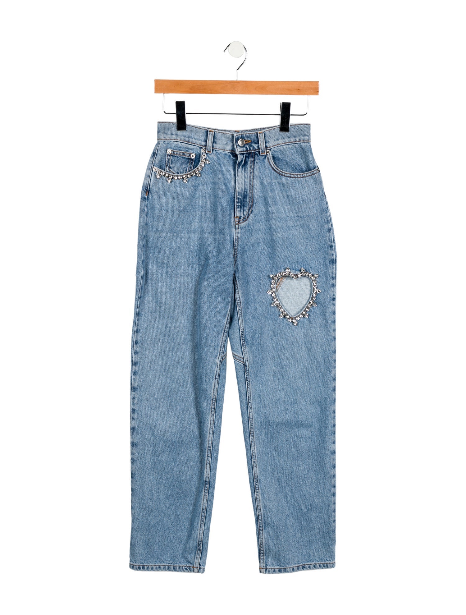 Area NYC High-Rise Straight Leg Jeans w/ Tags
