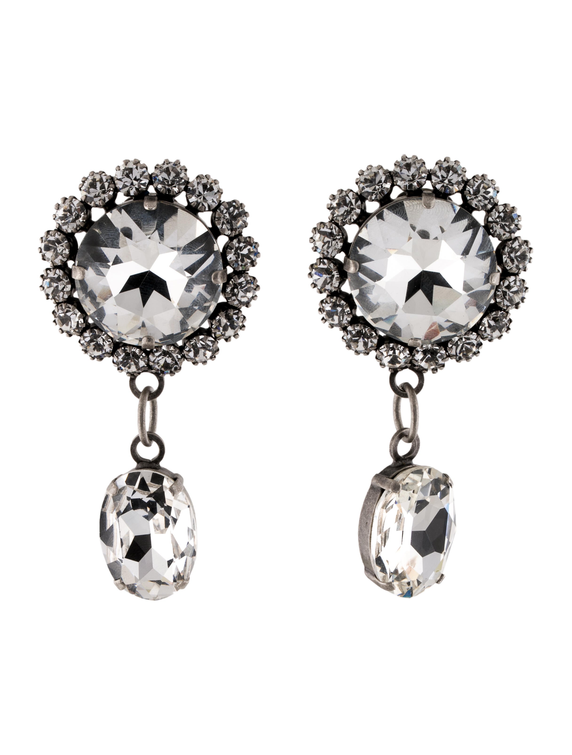 Asprey 18K Sunflower ClipOn Earrings 18K Yellow Gold ClipOn