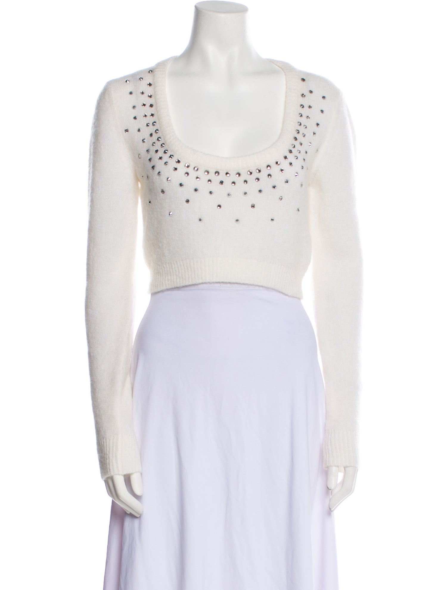 Alessandra Rich Scoop Neck Sweater w/ Tags