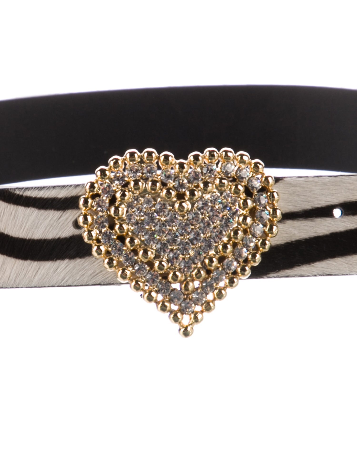 Alessandra Rich Skinny Ponyhair Belt Kit