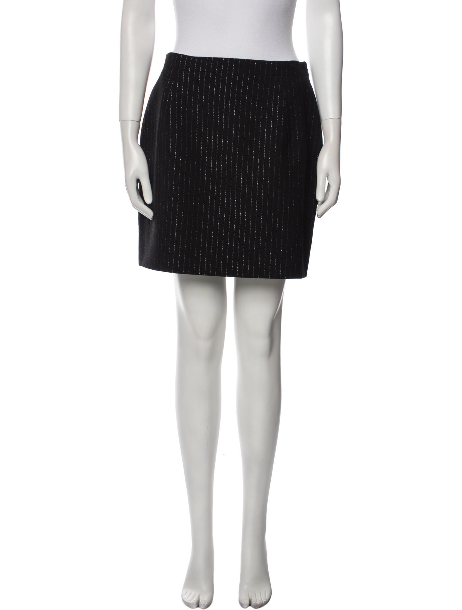 Alessandra Rich Wool Mini Skirt