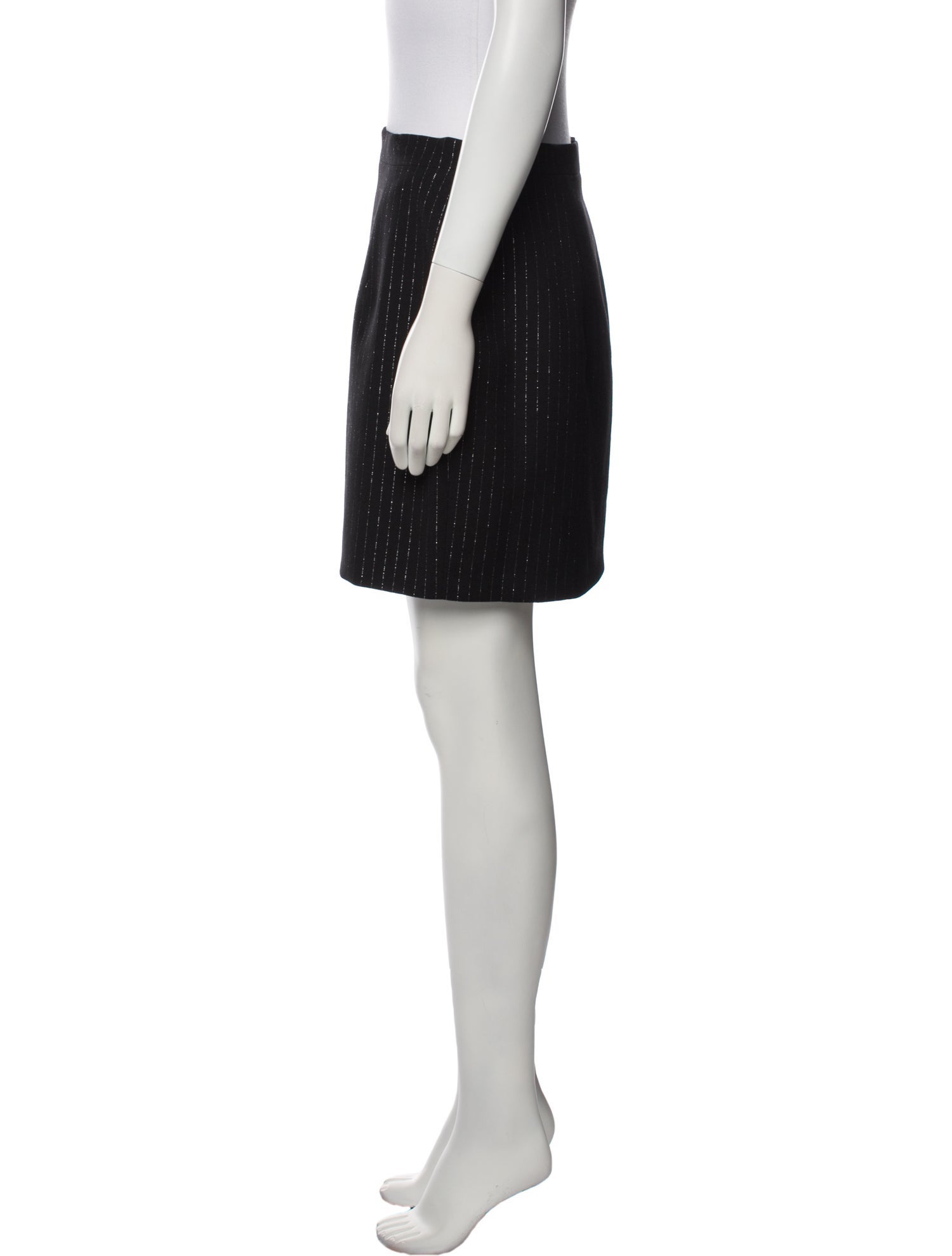 Alessandra Rich Wool Mini Skirt