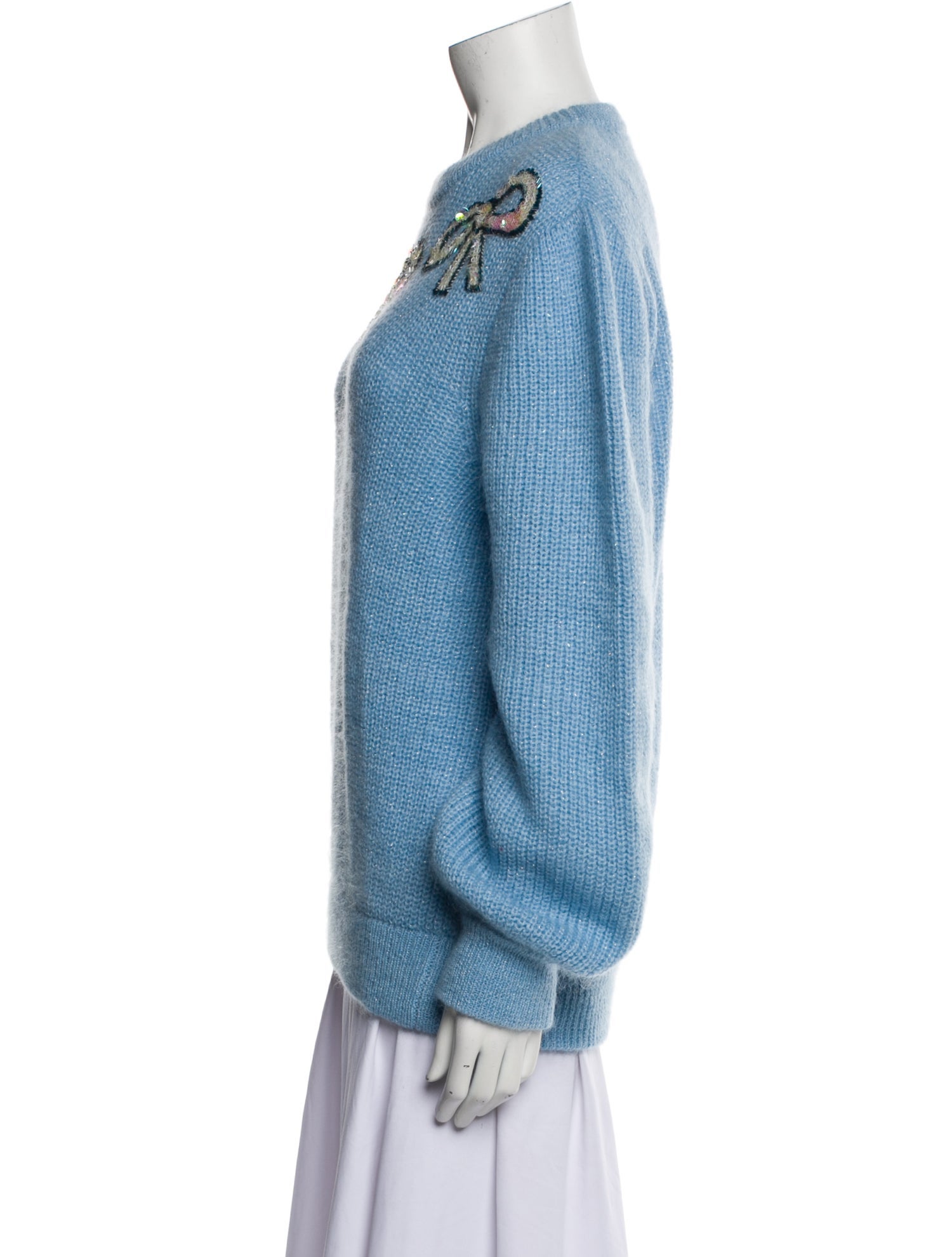 Alessandra Rich Crew Neck Sweater