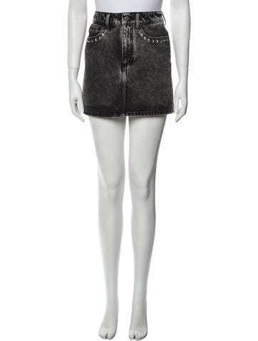 Alessandra Rich Skirts Crystal Embellishments Mini Skirt XS