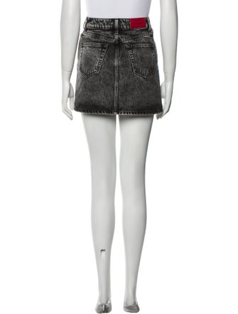 Alessandra Rich Crystal Embellishments Mini Skirt