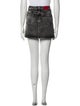 Alessandra Rich Crystal Embellishments Mini Skirt