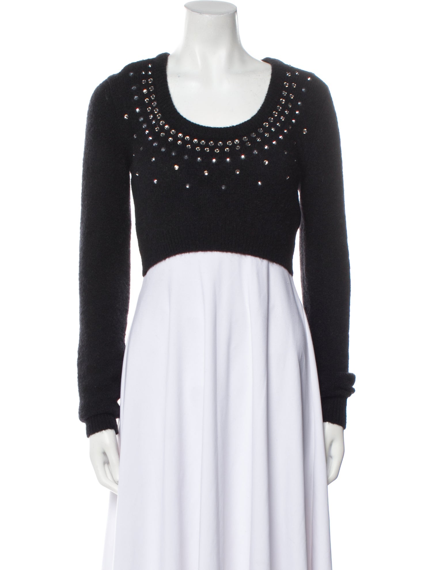 Alessandra Rich Scoop Neck Sweater