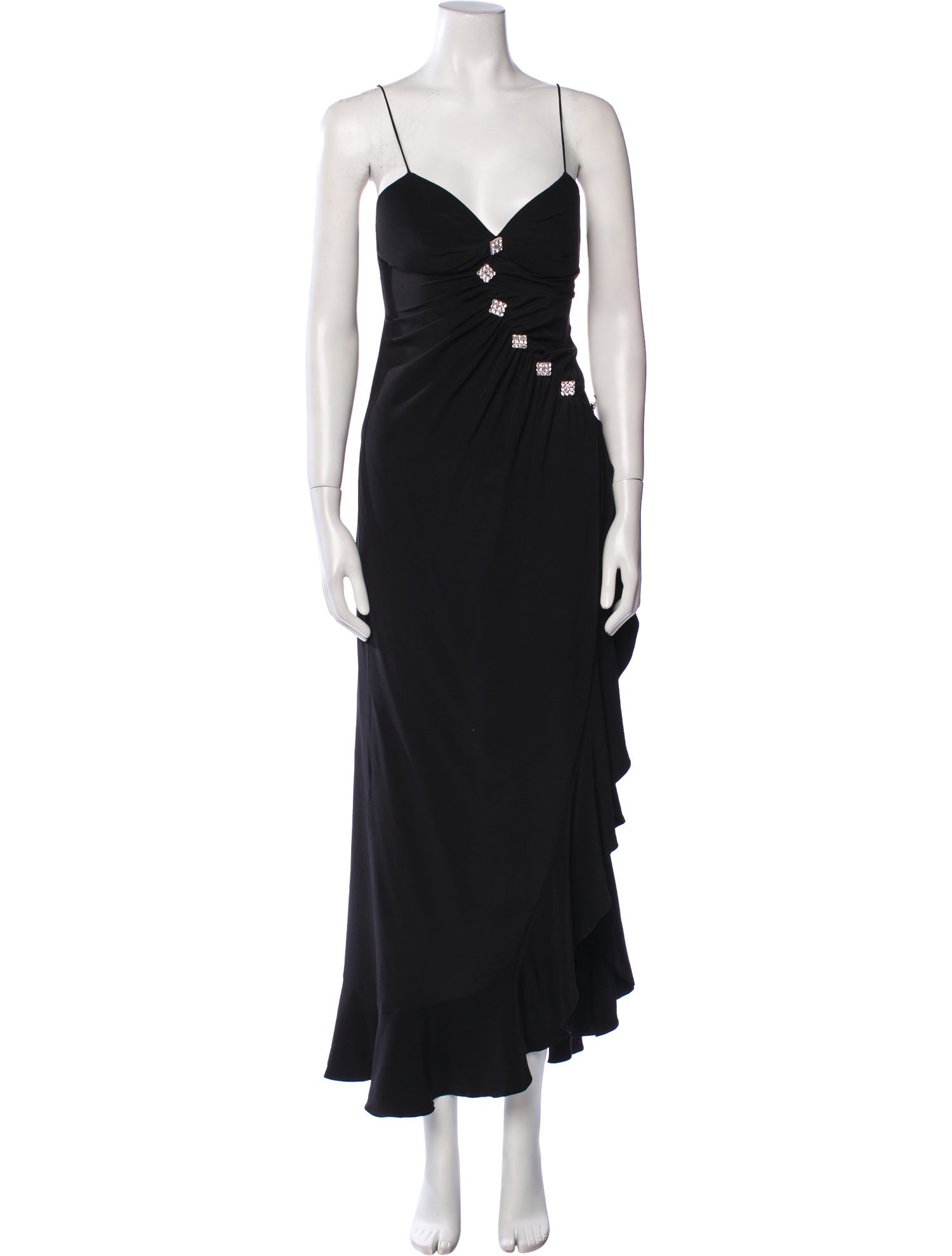 Alessandra Rich Silk Long Dress