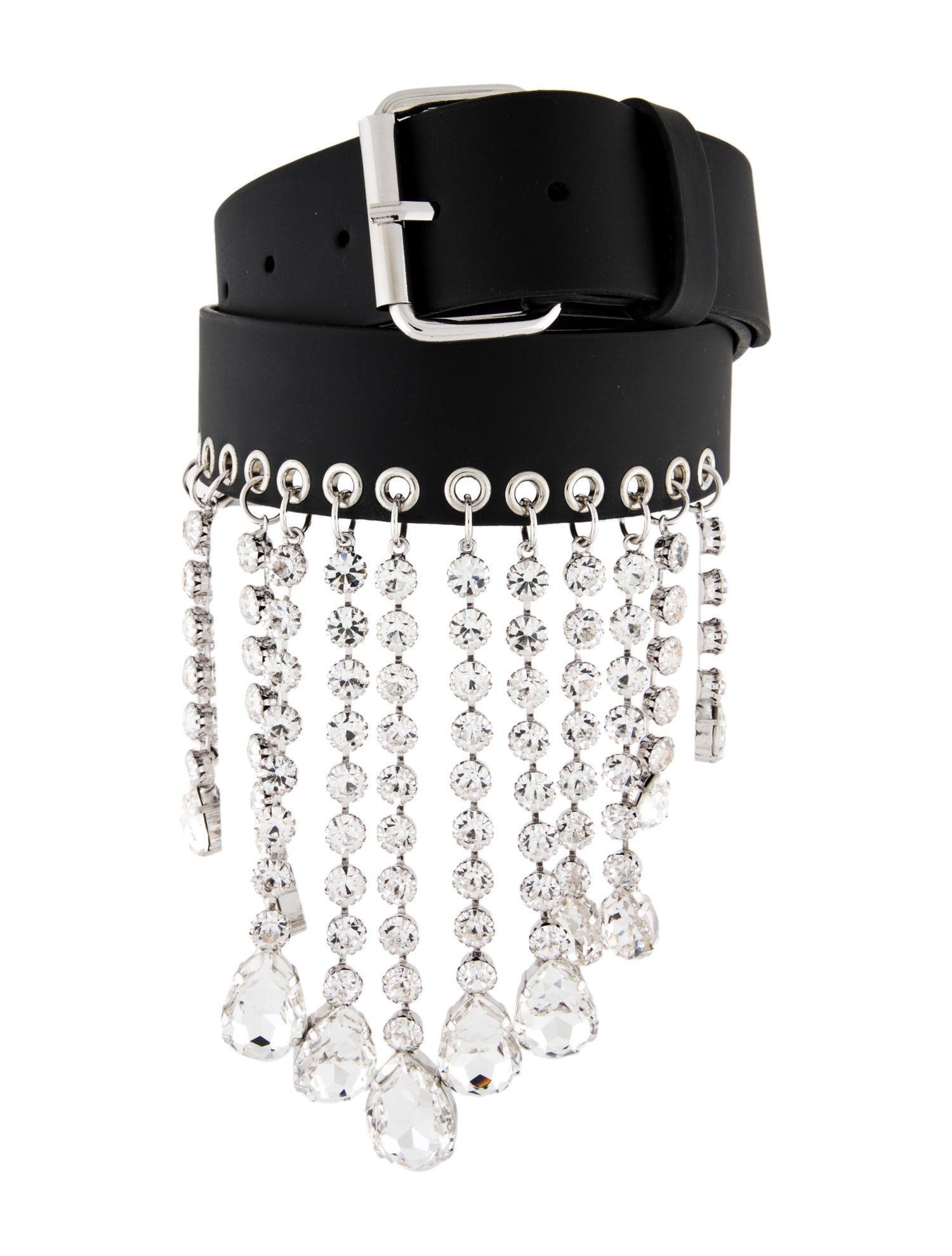 Alessandra Rich Leather Waist Belt