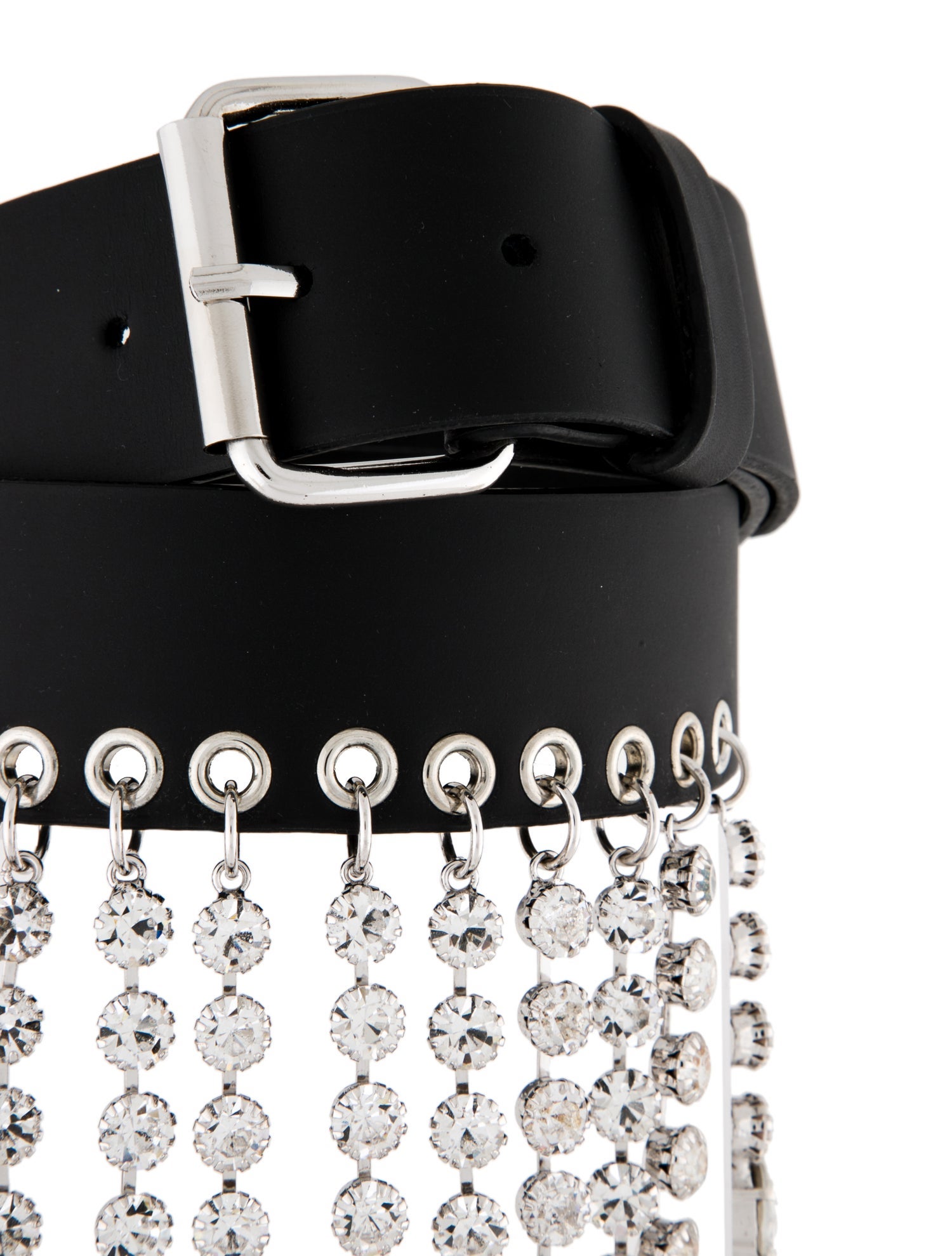 Alessandra Rich Leather Waist Belt