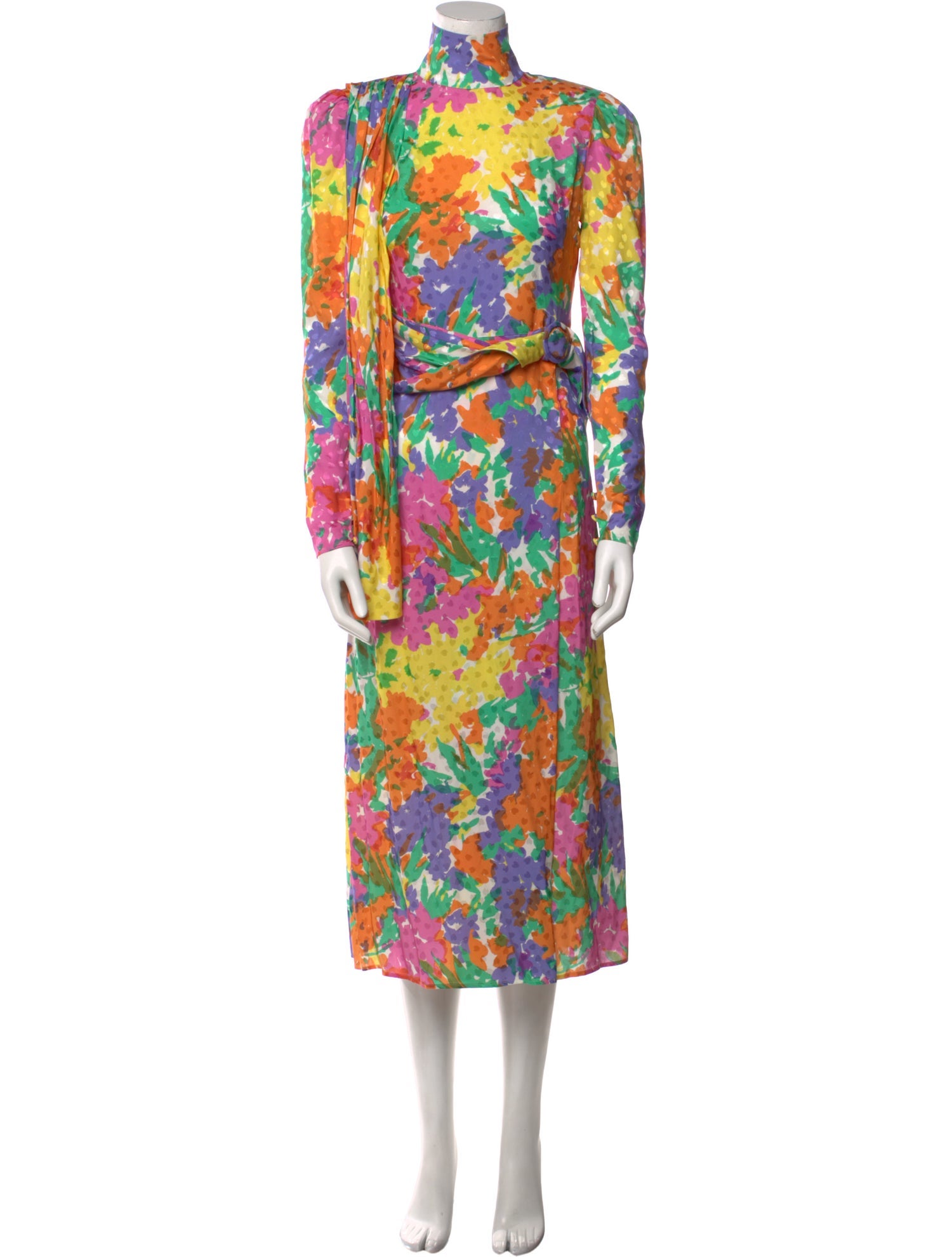 Alessandra Rich Vintage Long Dress