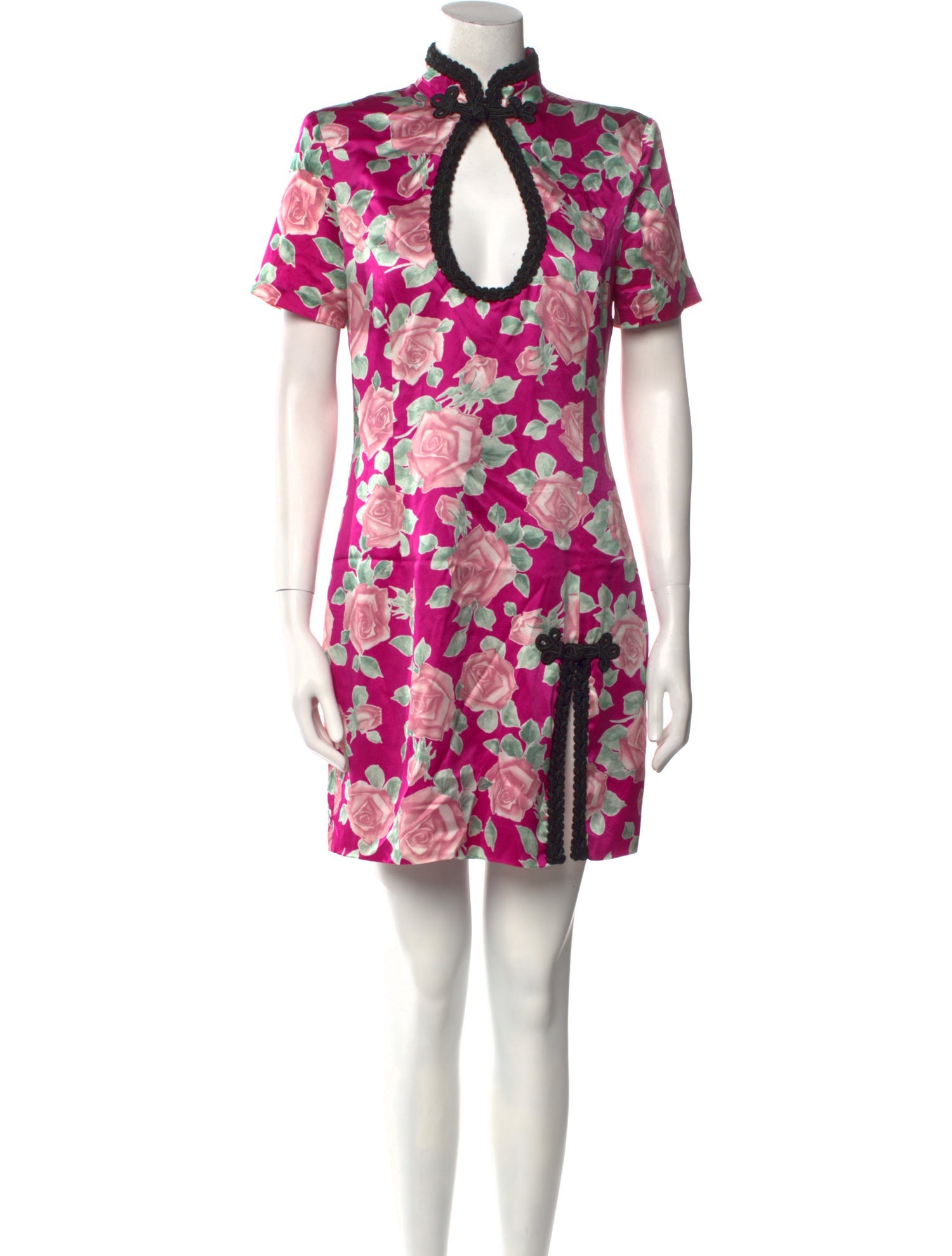 Alessandra Rich Silk Mini Dress w/ Tags