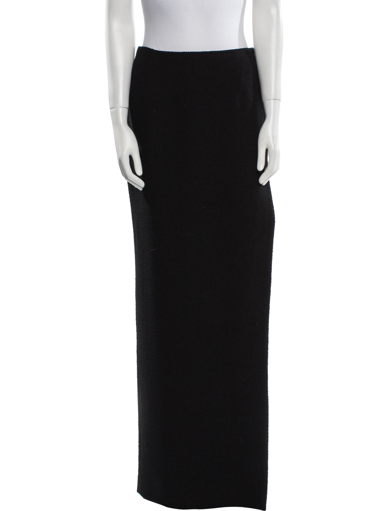 Alessandra Rich Virgin Wool Long Skirt
