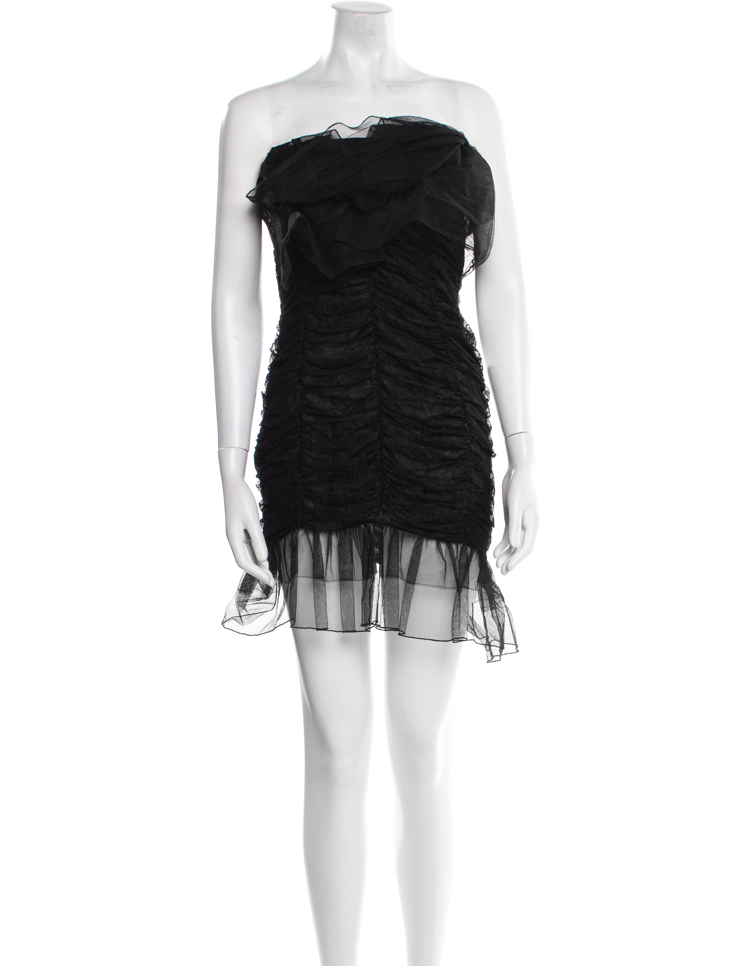 Alessandra Rich Strapless Mini Dress w/ Tags