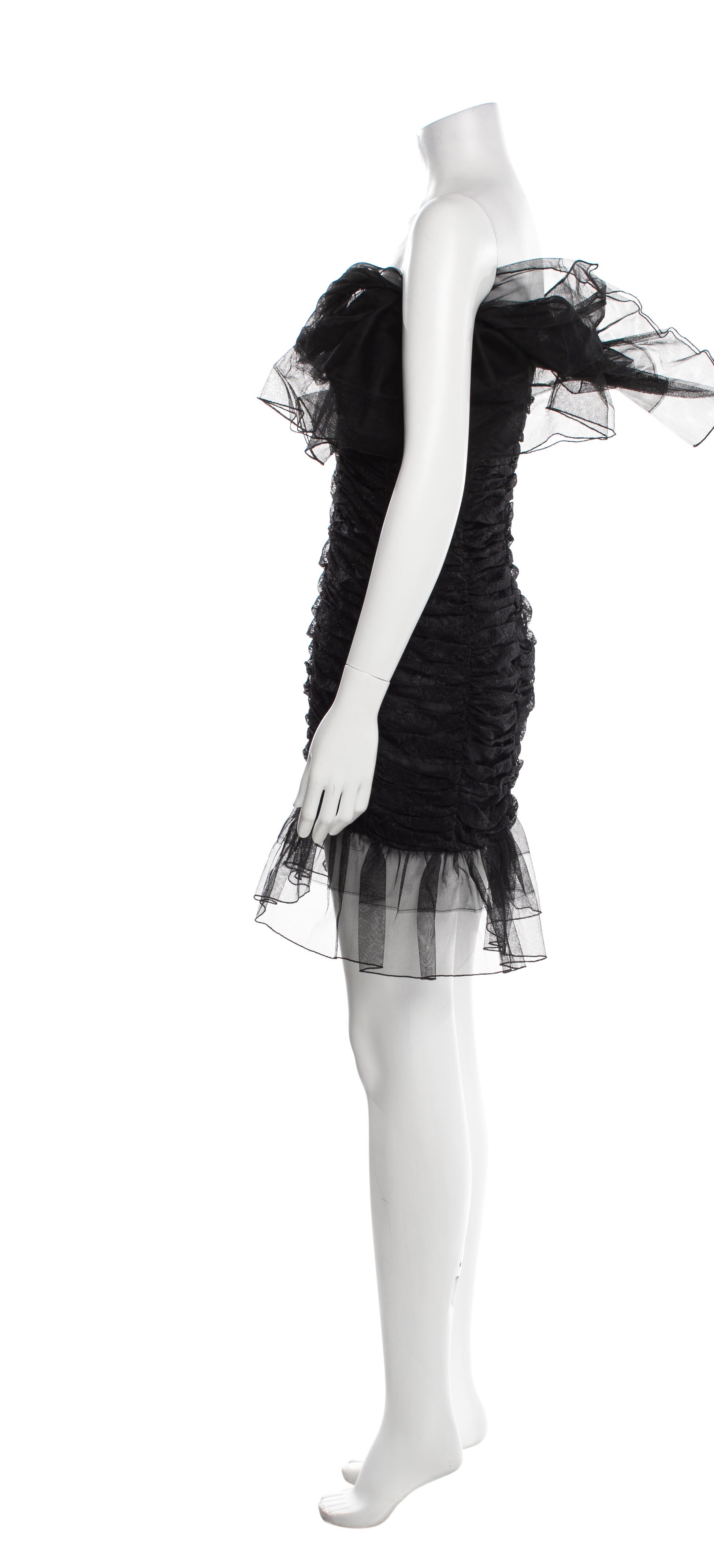 Alessandra Rich Strapless Mini Dress w/ Tags