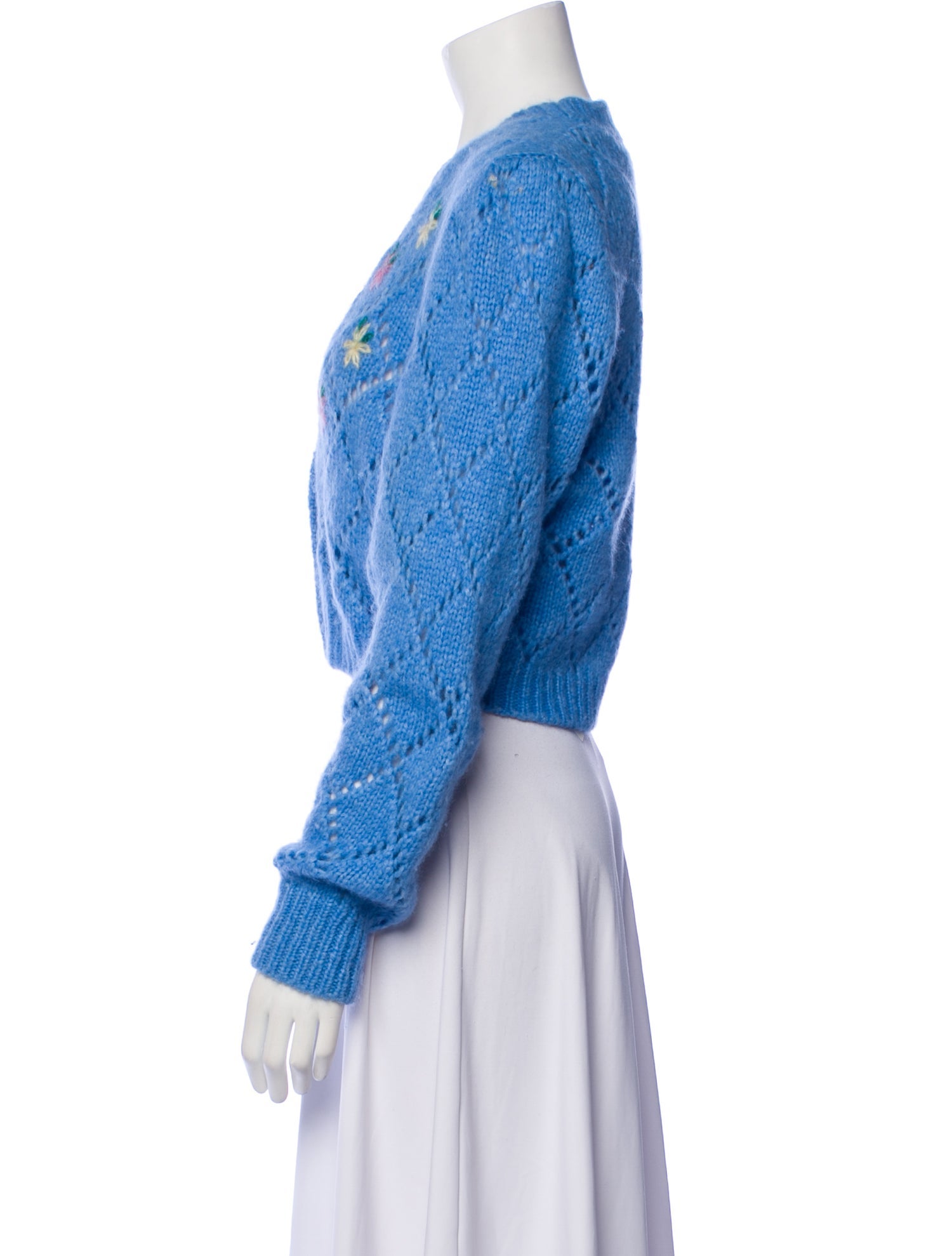 Alessandra Rich Alpaca Printed Sweater