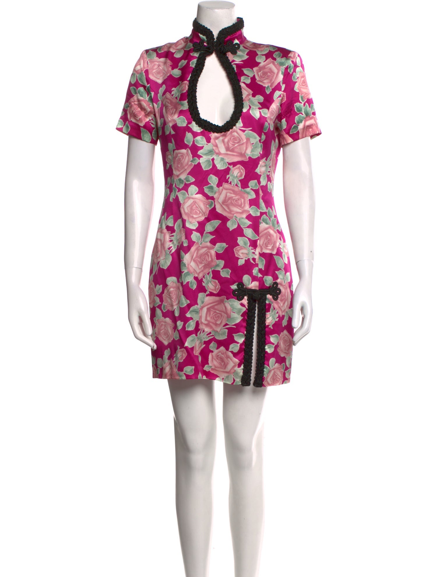 Alessandra Rich Silk Mini Dress