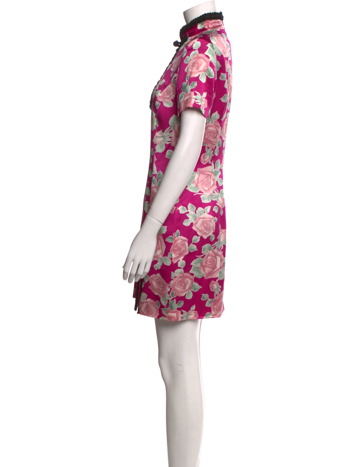 Alessandra Rich Silk Mini Dress