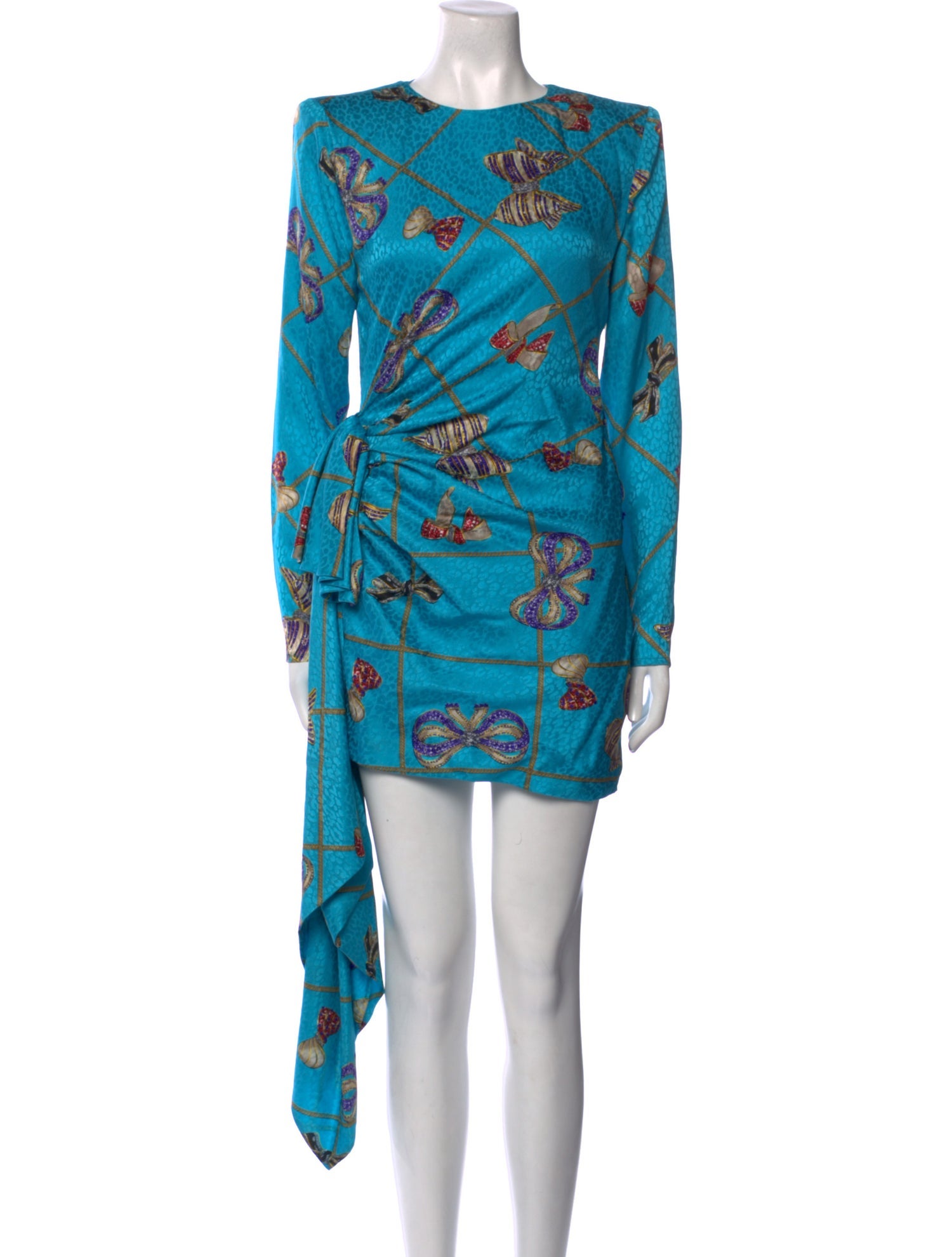 Alessandra Rich Silk Mini Dress w/ Tags