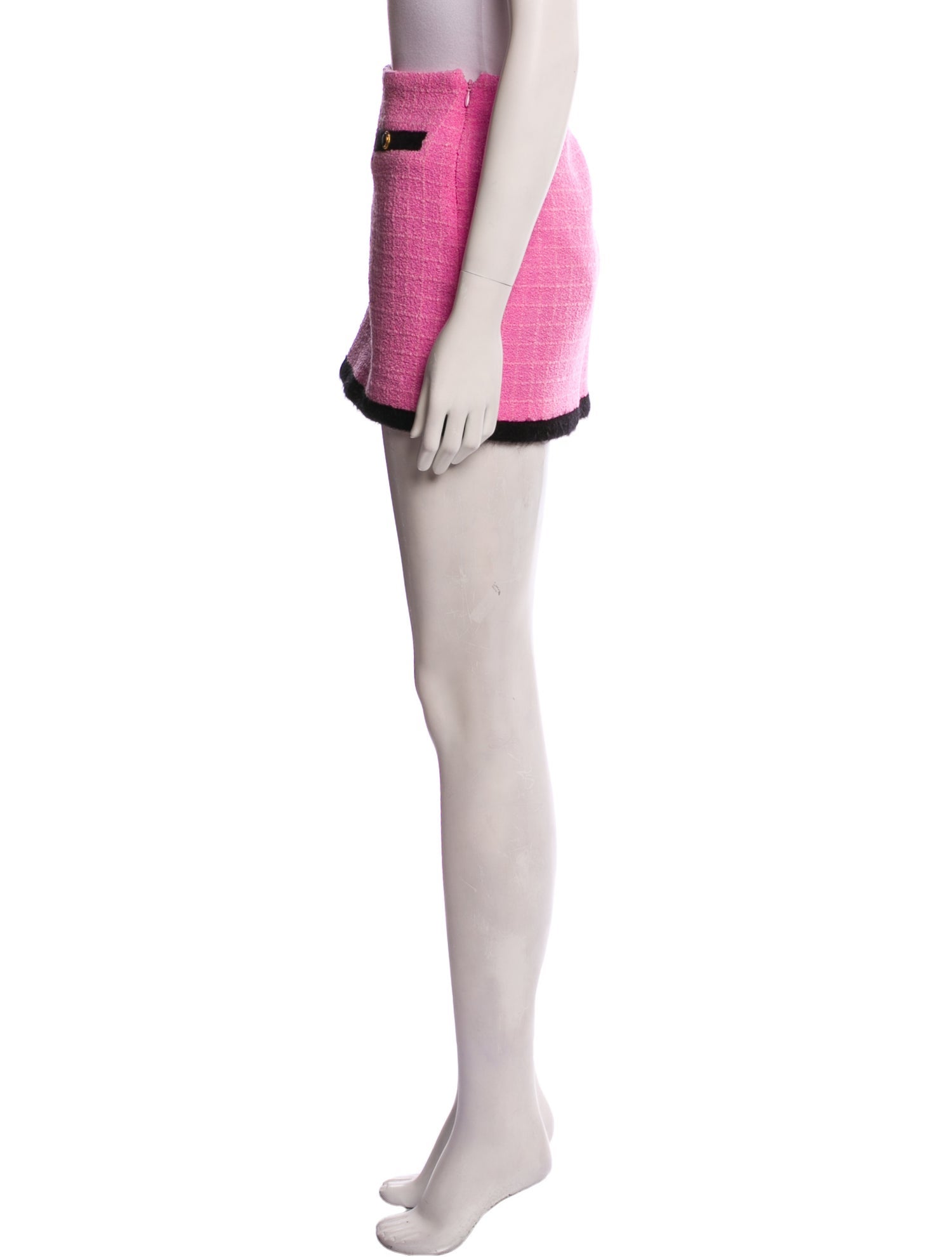 Alessandra Rich Wool Mini Skirt